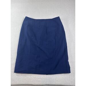 Navy Blue Worthington Skirt Size 8 Pencil Style Office Wear Professional